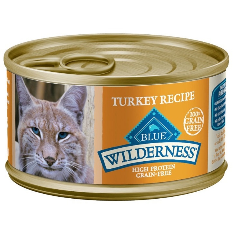 Blue Buffalo Wilderness High-Protein Grain-Free Adult Turkey Recipe Canned Cat Food