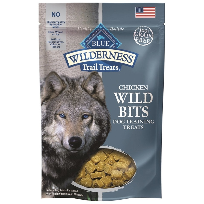 Blue Buffalo Wilderness Trail Treats Chicken Wild Bits Grain-Free Training Dog Treats