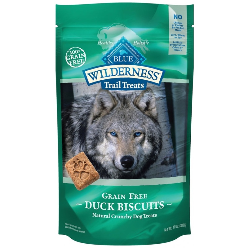 Blue Buffalo Wilderness Trail Treats Grain-Free Duck Biscuits Dog Treats