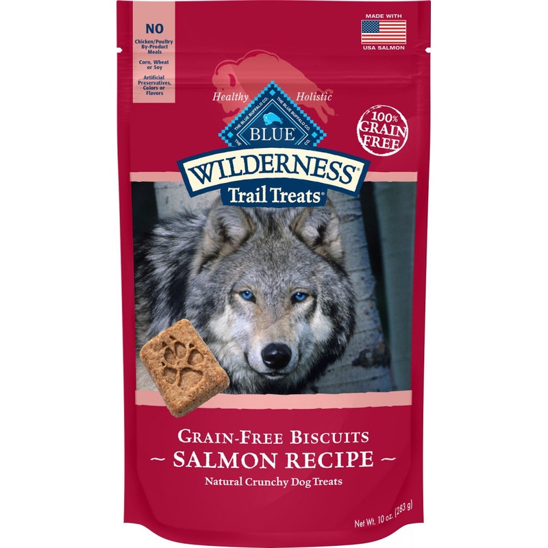 Blue Buffalo Wilderness Trail Treats Grain-Free Salmon Biscuits Dog Treats