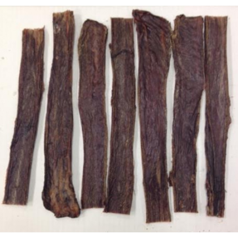 Butchers Block Dry Roasted USA Beef Jerky Weasand Esophagus Natural Dog Treats