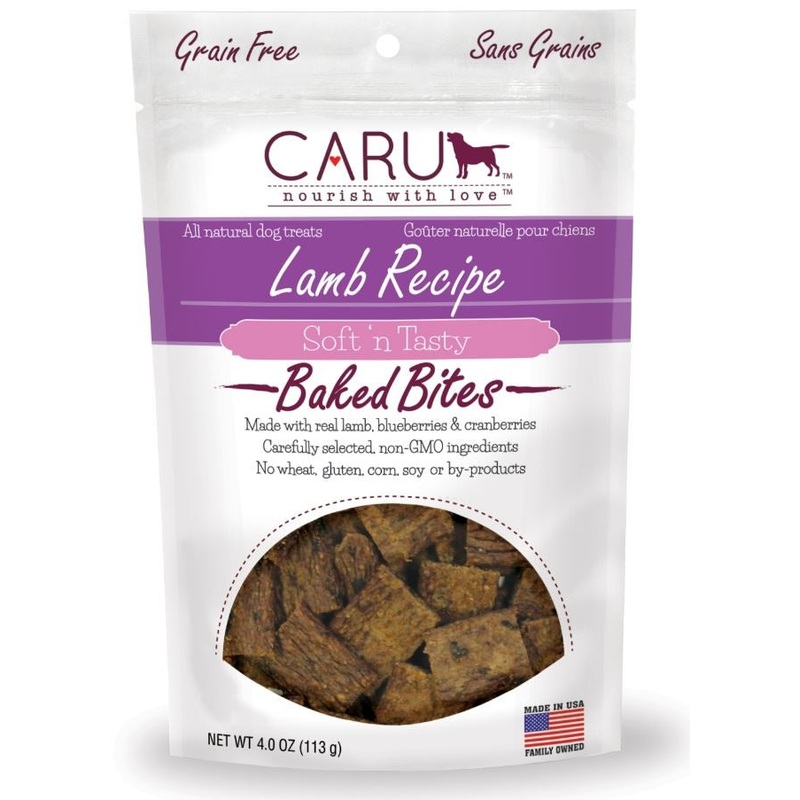 Caru Natural Grain Free Lamb Recipe Bites for Dogs