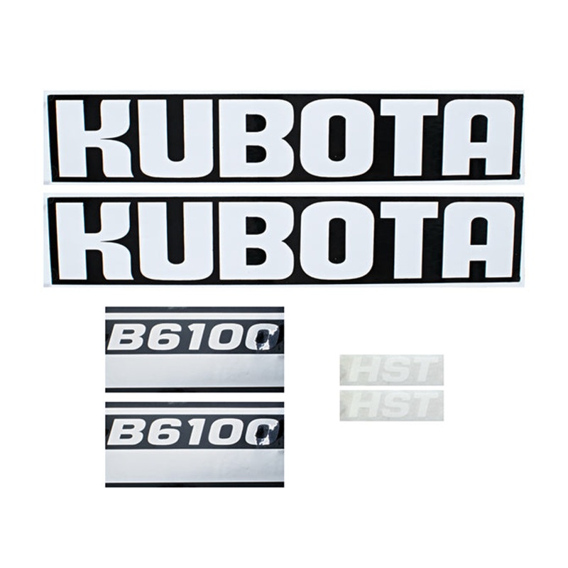 Decal Set for Kubota B6100