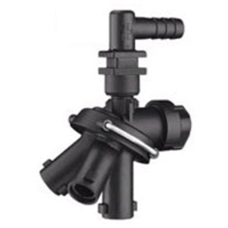QUICKJET TRIPLE NOZZLE BODY – SINGLE BARB – 1/2 HOSE