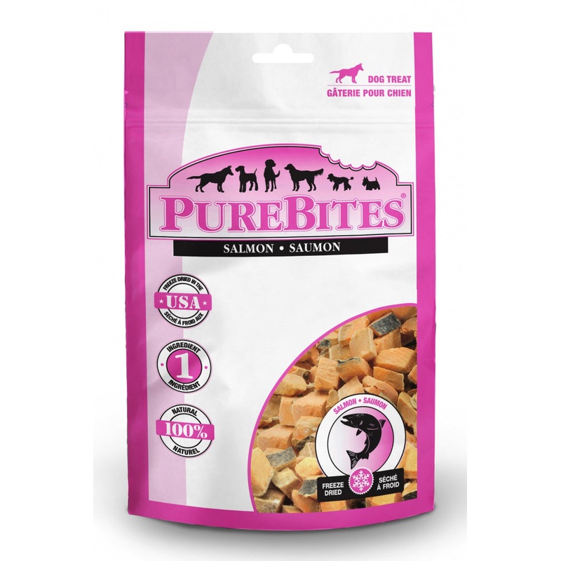 PureBites Salmon Freeze Dried Raw Dog Treats