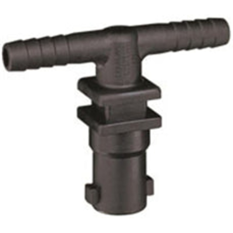 QUICKJET DOUBLE BARB NOZZLE BODY – 3/8 HOSE – NO DIAPHRAGM