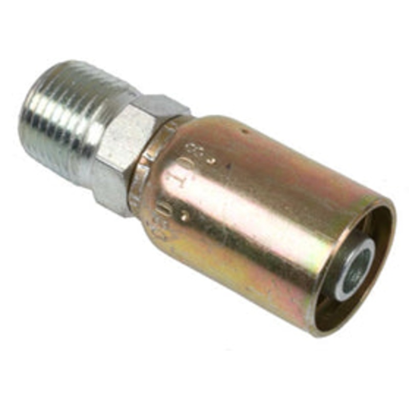VARI-CRIMP SERIES – 1/2 INCH HOSE, WITH 1/2 X 14 THREAD SIZE, NPTF MALE STRAIGHT RIGID