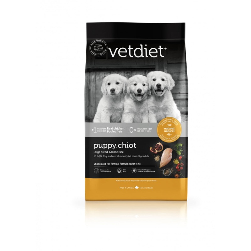 Vetdiet Chicken & Rice Formula Puppy Large Breed Dry Food
