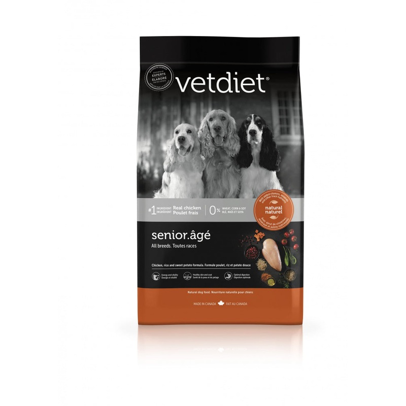 Vetdiet Chicken & Rice Formula Senior All Breeds Dry Dog Food