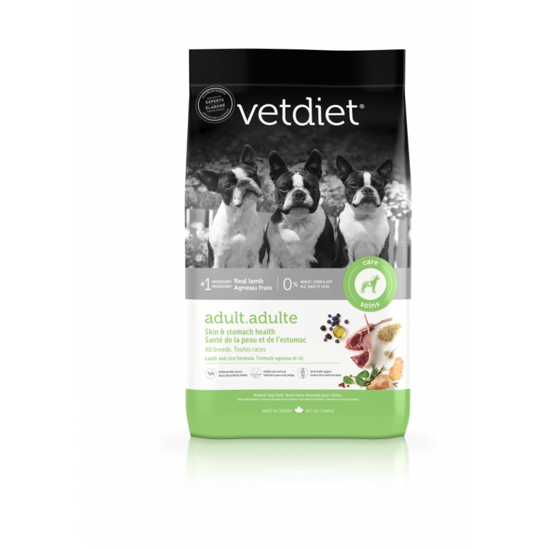 Vetdiet Lamb & Rice Formula Adult Skin & Stomach Health All Breeds Dry Dog Food