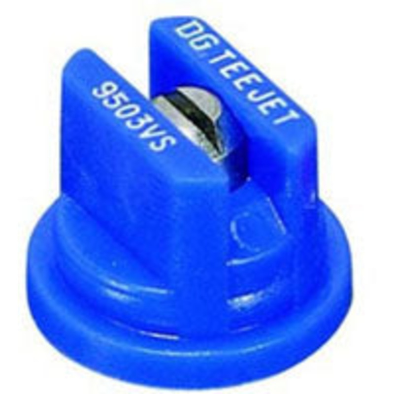 DRIFTGUARD TIP – POLY / STAINLESS    110 DEGREE / 3 ORFICE   BLUE