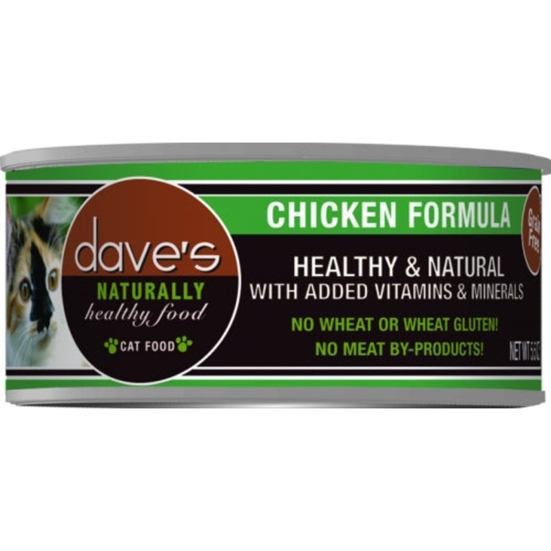 Dave’s Naturally Healthy Chicken Formula Canned Cat Food