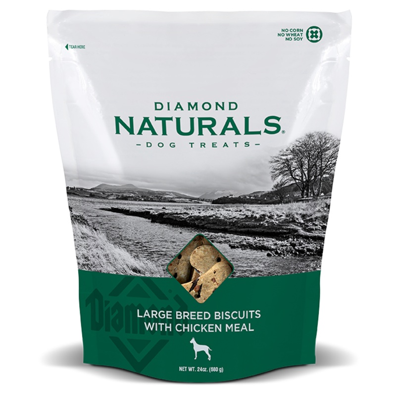 Diamond Naturals Large Breed Biscuits with Chicken Meal Dog Treats