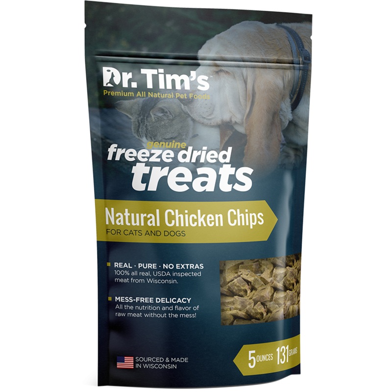 Dr. Tim’s Freeze Dried Natural Chicken Chips Dog and Cat Treats