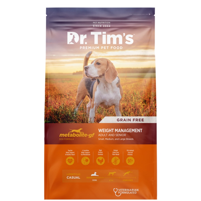 Dr. Tim’s Grain Free Weight Management Metabolite Dry Dog Food