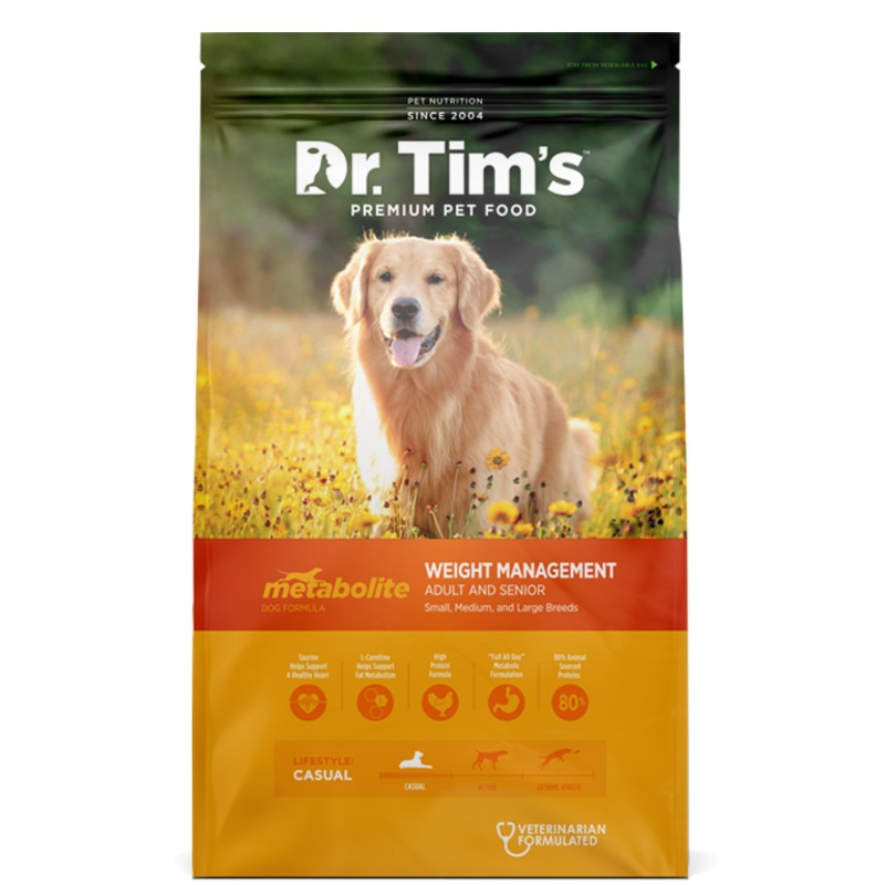Dr. Tim’s Metabolite Weight Management Formula Dry Dog Food