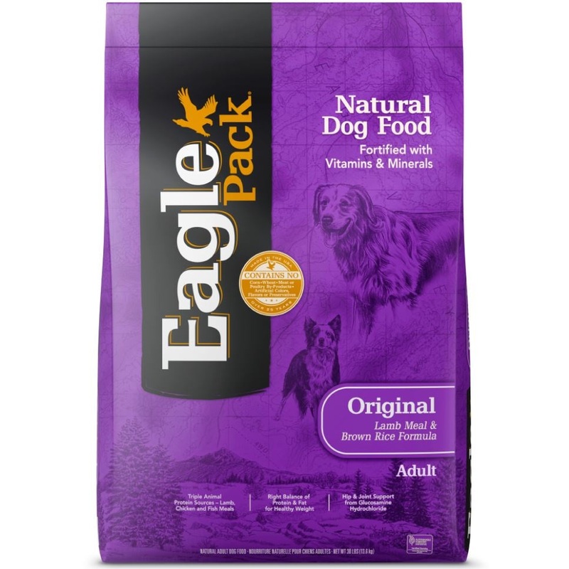 Eagle Pack Original Adult Lamb Meal & Brown Rice Formula Dry Dog Food, 30-lb bag