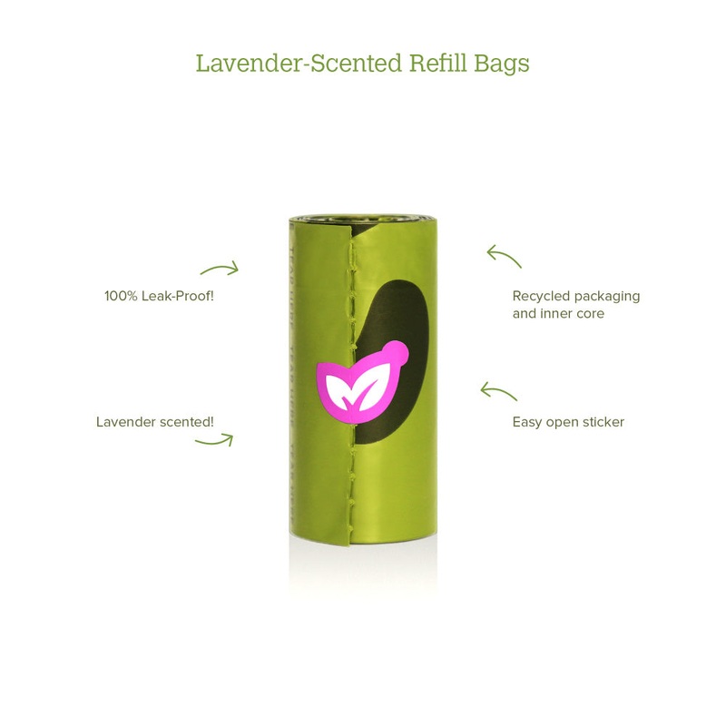 Earth Rated Refill Rolls Lavender Scented Waste Bags – 120 Count