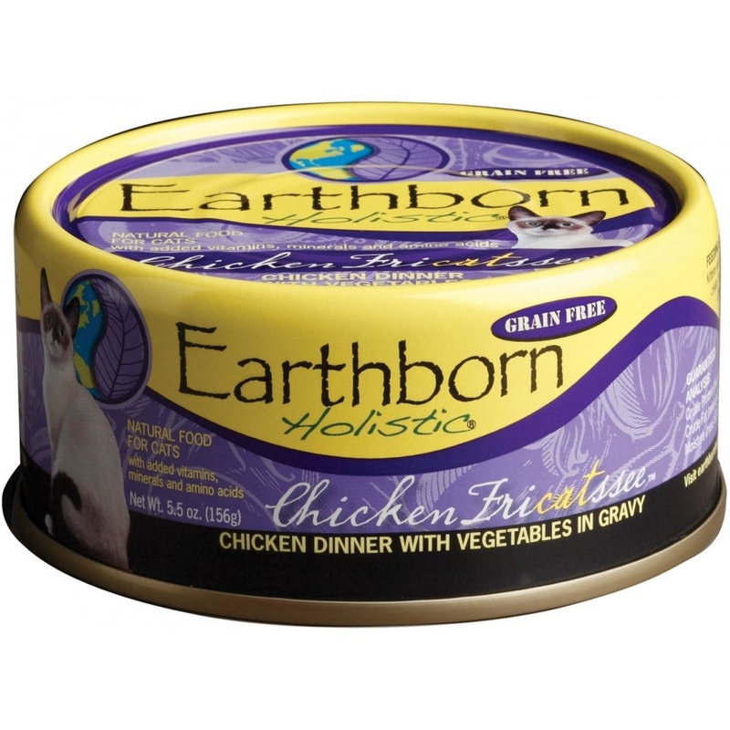Earthborn Holistic Grain Free Chicken Fricatssee Canned Cat Food