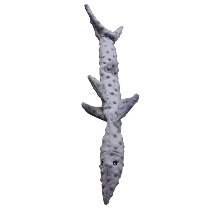 Ethical Pet Skineeez Extreme Triple Squeak Shark Dog Toy