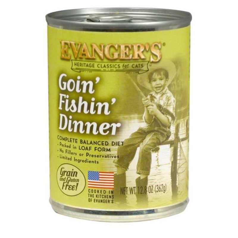 Evanger’s Classic Recipes Goin’ Fishin’ Dinner Grain-Free Canned Cat Food