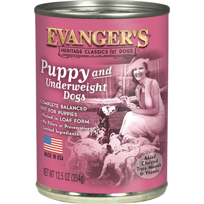 Evanger’s Classic Recipes Puppy Canned Dog Food, 12.5-oz, case of 12
