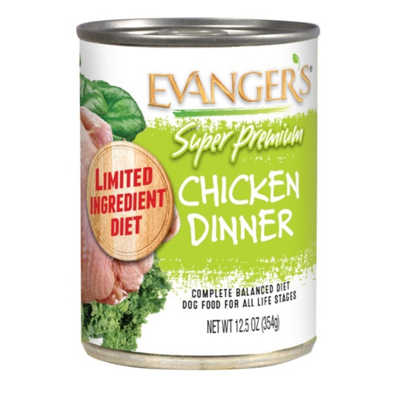 Evanger’s Super Premium Chicken Dinner Grain-Free Canned Dog Food