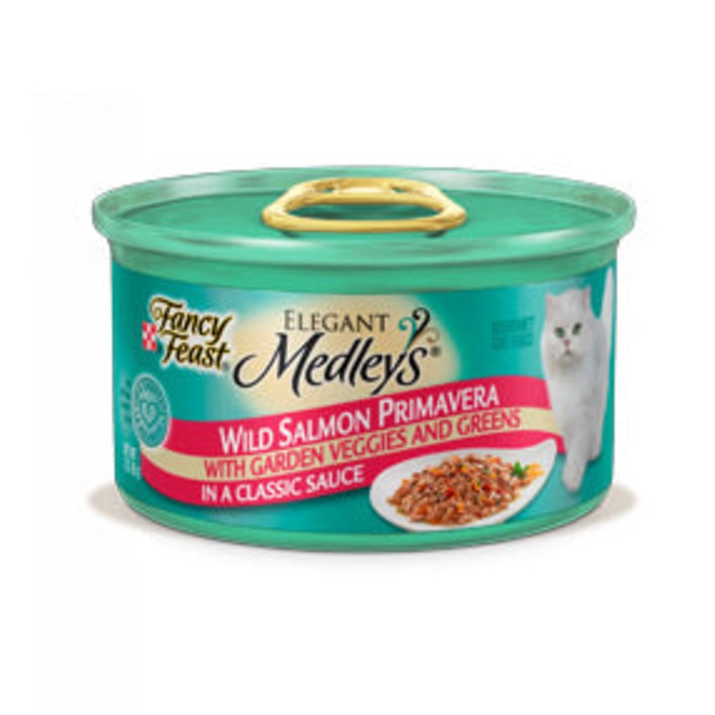 Fancy Feast Elegant Medleys Salmon Primavera Canned Cat Food