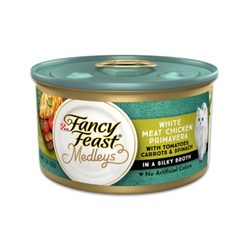 Fancy Feast Elegant Medleys White Meat Chicken Primavera Canned Cat Food