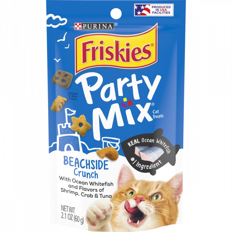 Friskies Party Mix Beachside Crunch Cat Treats