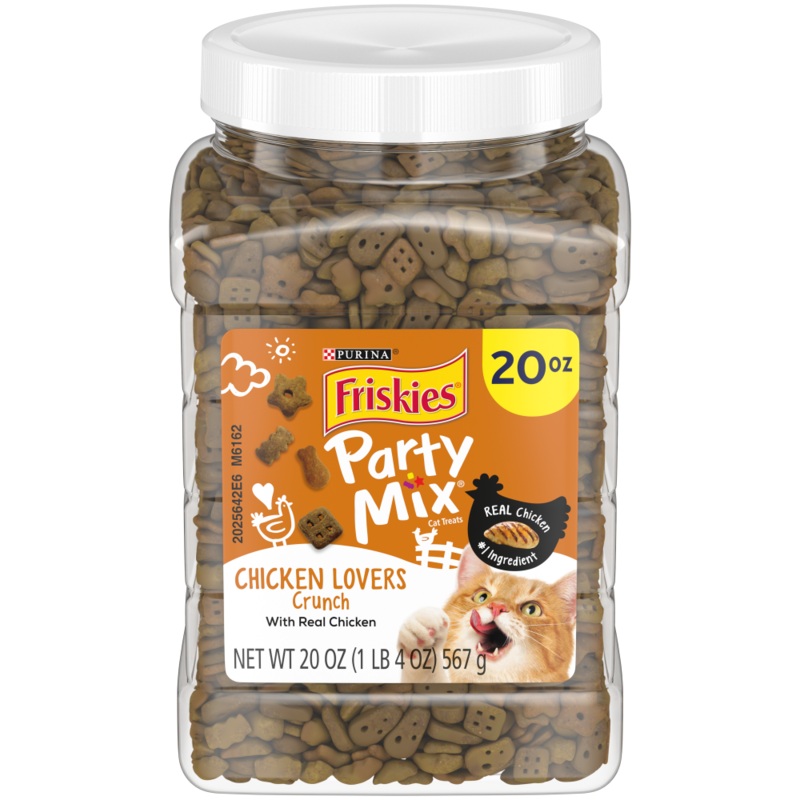Friskies Party Mix Chicken Lovers Crunch Cat Treats