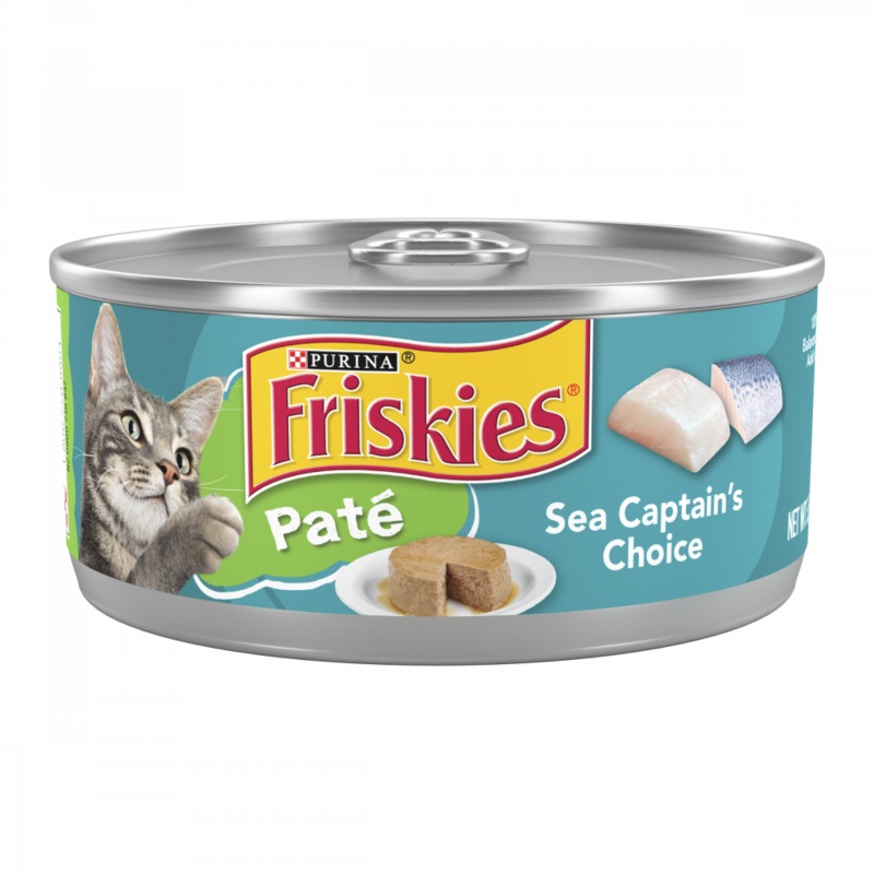 Friskies Pate Sea Captains Choice Canned Cat Food