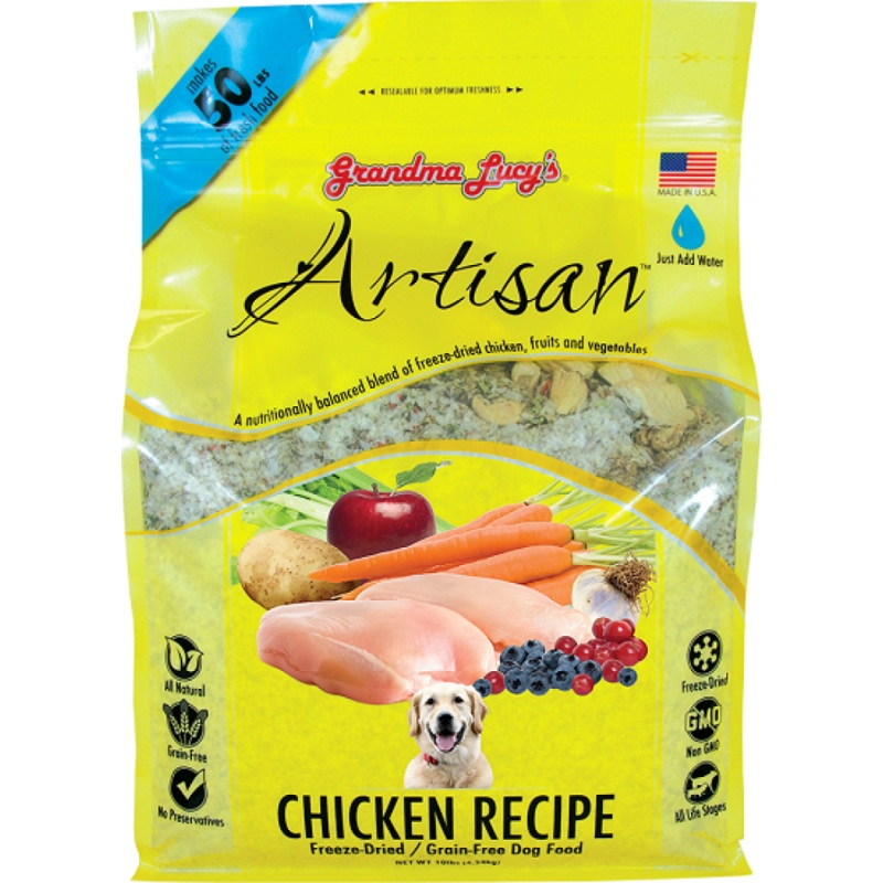 Grandma Lucy’s Artisan Grain Free Chicken Freeze Dried Dog Food