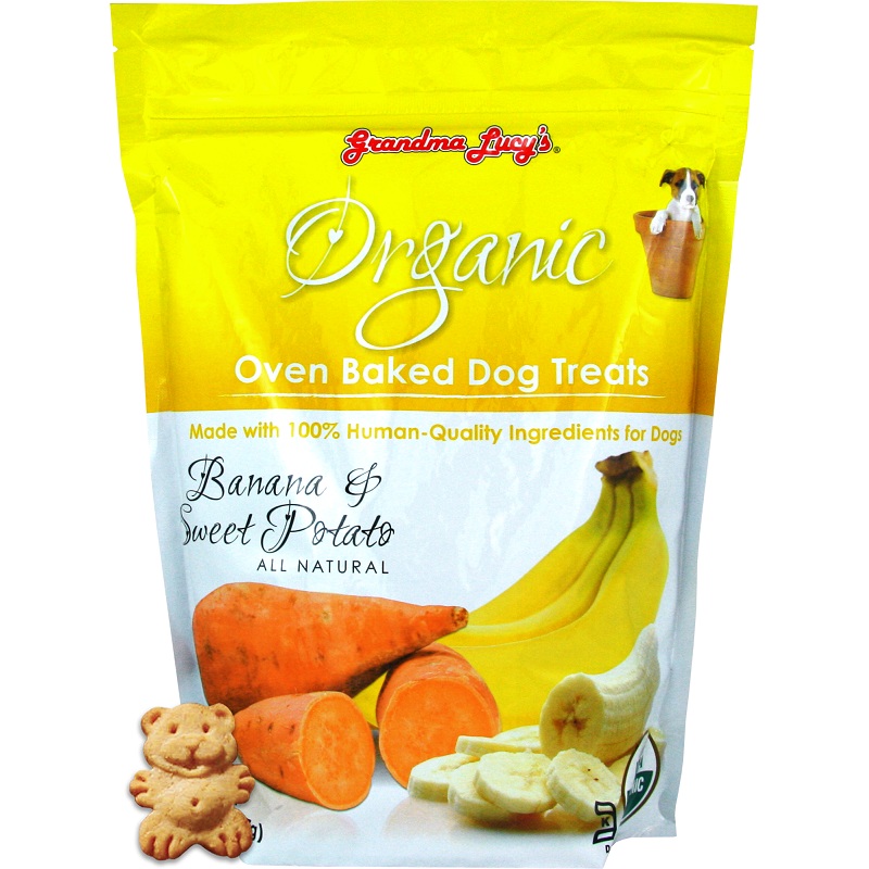 Grandma Lucy’s Organic Oven Baked Banana and Sweet Potato Flavor Dog Treats