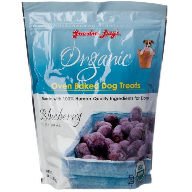 Grandma Lucy’s Organic Oven Baked Blueberry Flavor Dog Treats