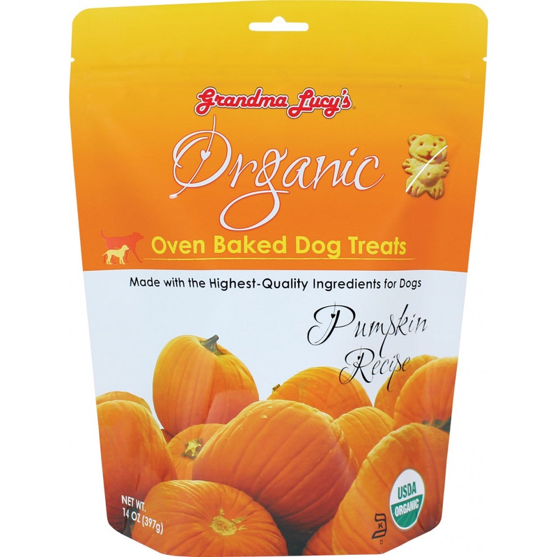 Grandma Lucy’s Organic Oven Baked Pumpkin Flavor Dog Treats