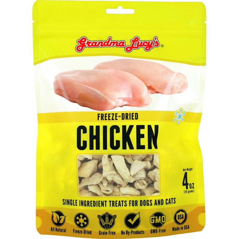 Grandma Lucy’s Singles Freeze Dried Chicken Single Ingredient Pet Treats