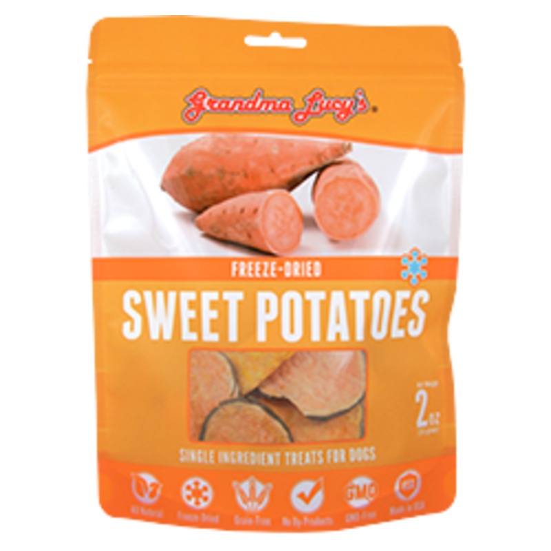 Grandma Lucy’s Singles Freeze Dried Sweet Potatoes Single Ingredient Dog Treats