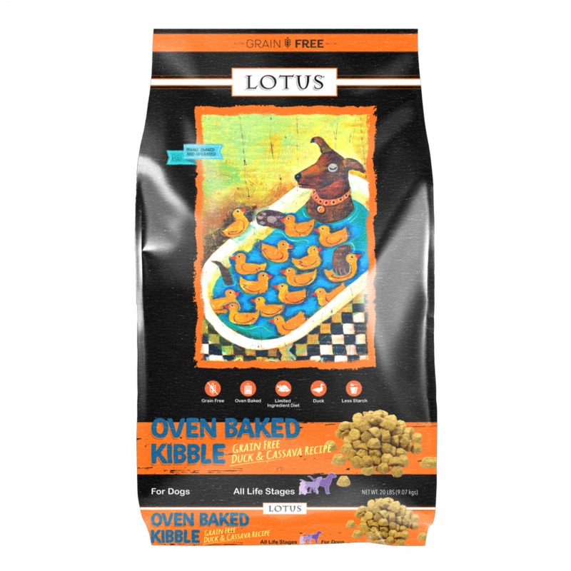Lotus Oven Baked Grain Free Duck Recipe Dry Dog Food