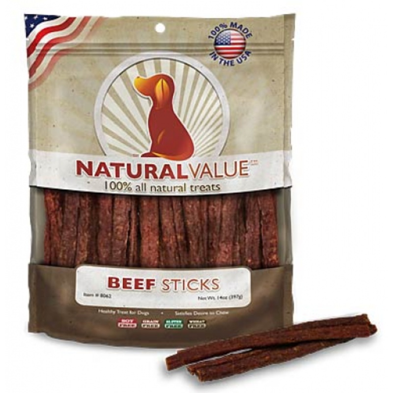 Loving Pets Natural Value Beef Sticks Dog Treats