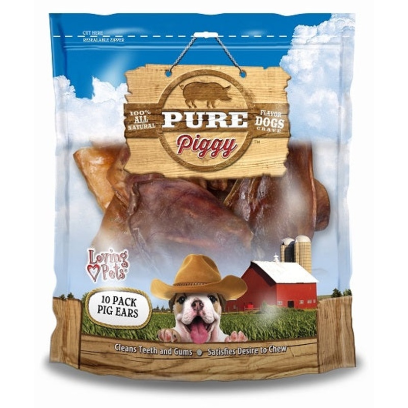 Loving Pets Pure Piggy Pig Ears