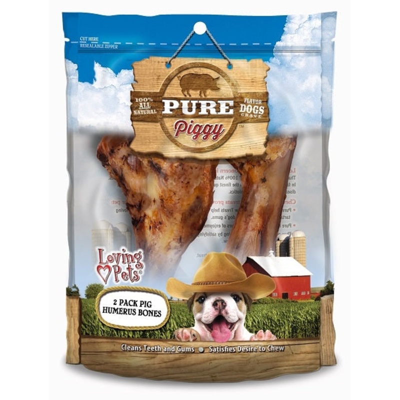 Loving Pets Pure Piggy Pig Humerus Bones