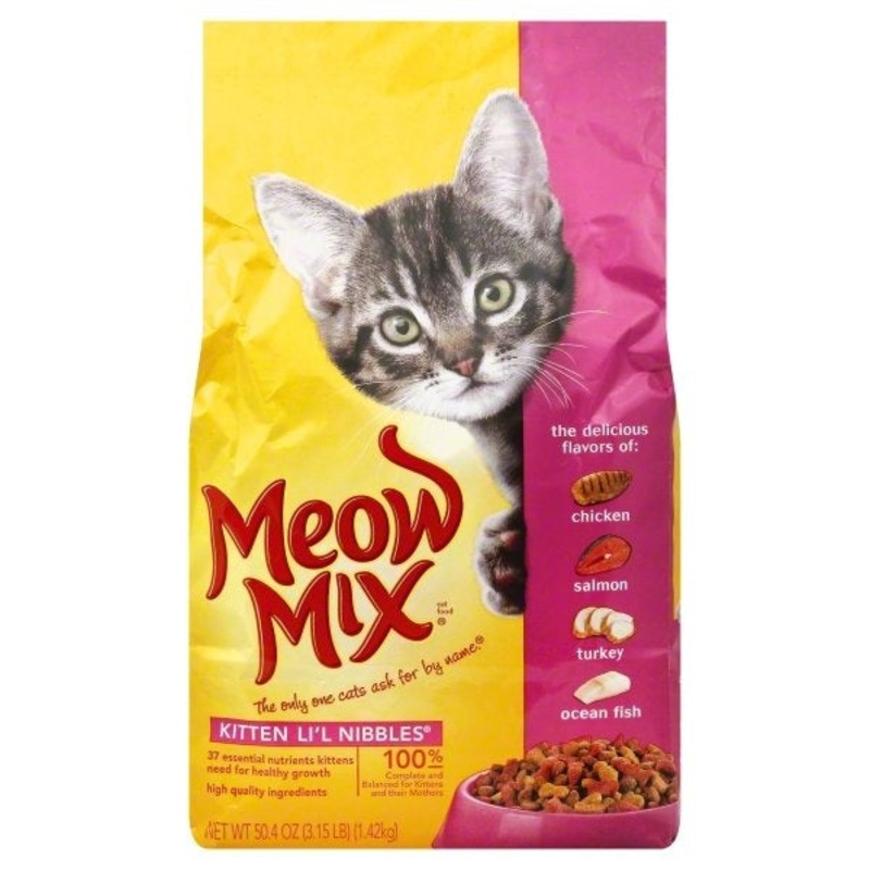Meow Mix Kitten Li’l Nibbles Dry Cat Food