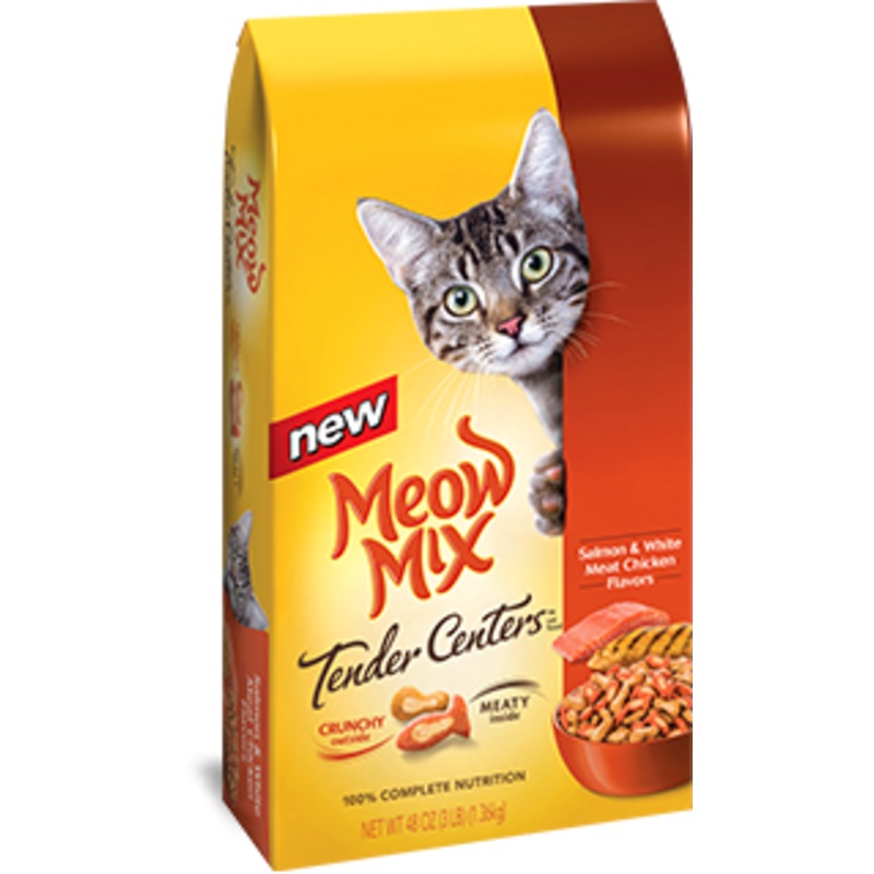 Meow Mix Tender Salmon and White Meat Chicken Flavors Dry Cat Food