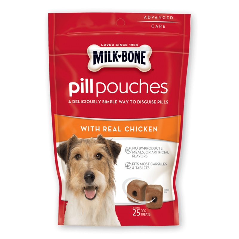 Milk-Bone Pill Pouches with Real Chicken for Dogs