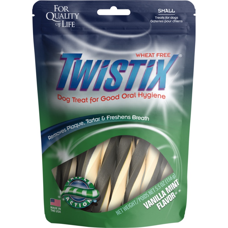 N-Bone Twistix Vanilla Mint Dental Dog Treats