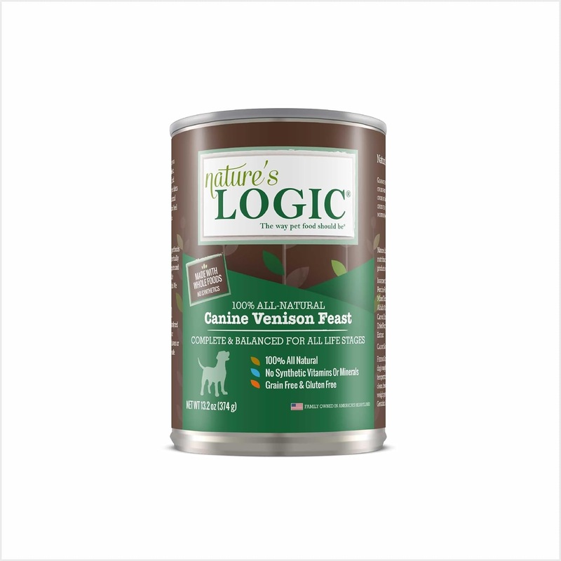 Nature’s Logic Canine Venison Feast All Life Stages Grain-Free Canned Dog Food
