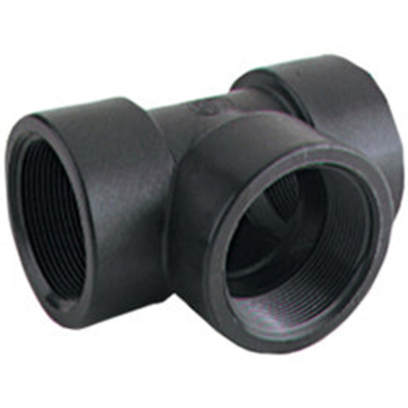 1-1/2 INCH FNPT  POLY TEE