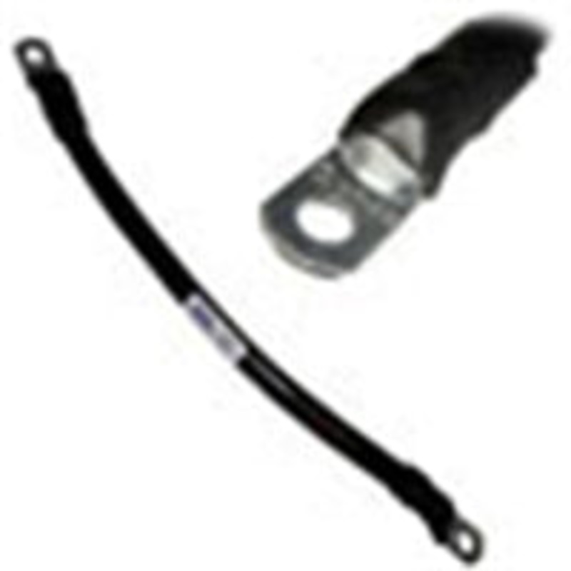24” 2/0 H.D. BATTERY CABLE-BLK