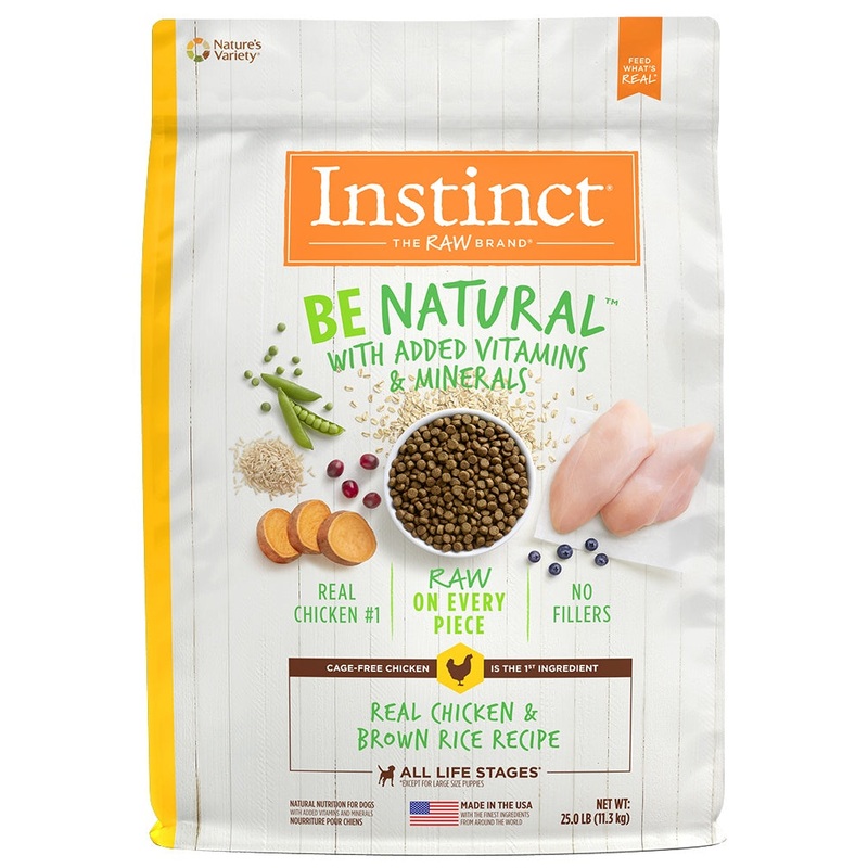 Instinct Be Natural Adult Real Chicken & Brown Rice Recipe Dry Dog Food